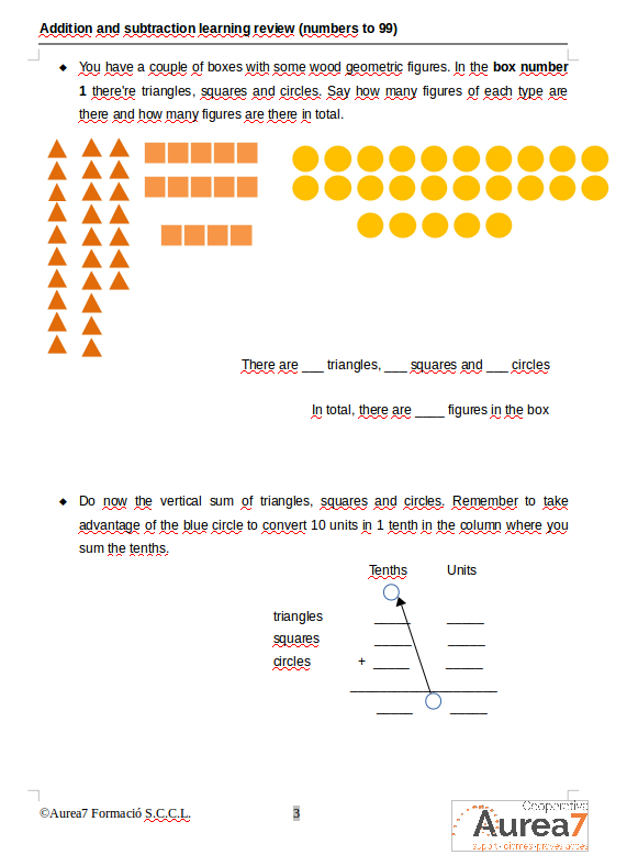 Aurea7 Math skills course sample